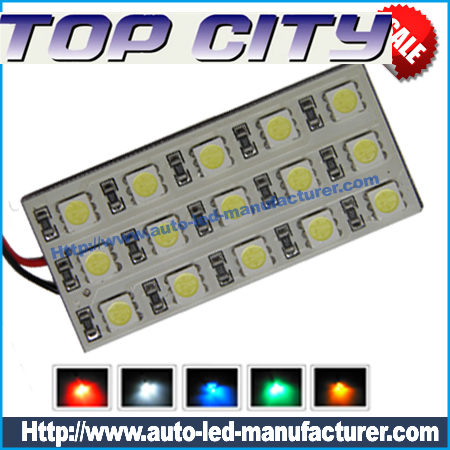 Topcity 15-SMD 3*5 CM 5050 LED PCB Panel Lights, Dome Lights, Interior Panel Lights,Accent Lights - Car LED Interior Panel Lights